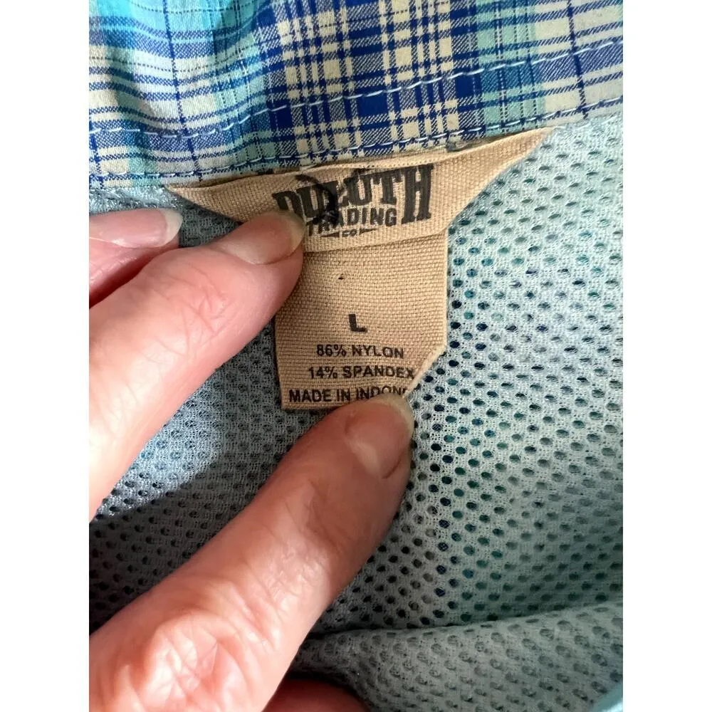 DuluthFlex Sidewindeer womens size large shirt 4-way flex breathable mesh vent - Image 11