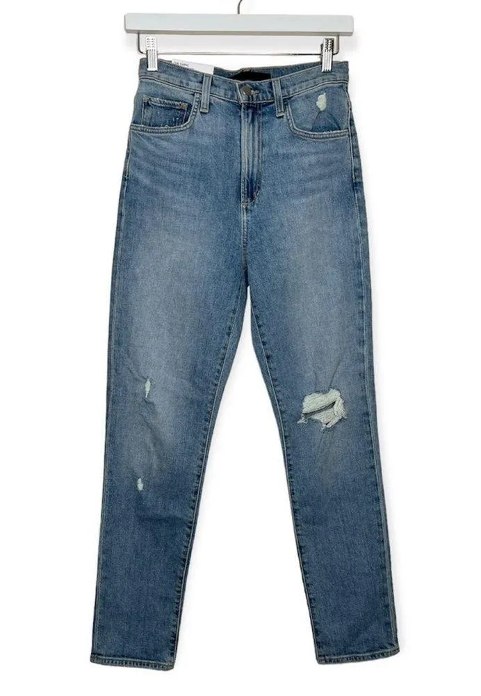 The Raine Super High Rise Cigarette Ankle in Origin Blue Size 26 NWT - Image 4