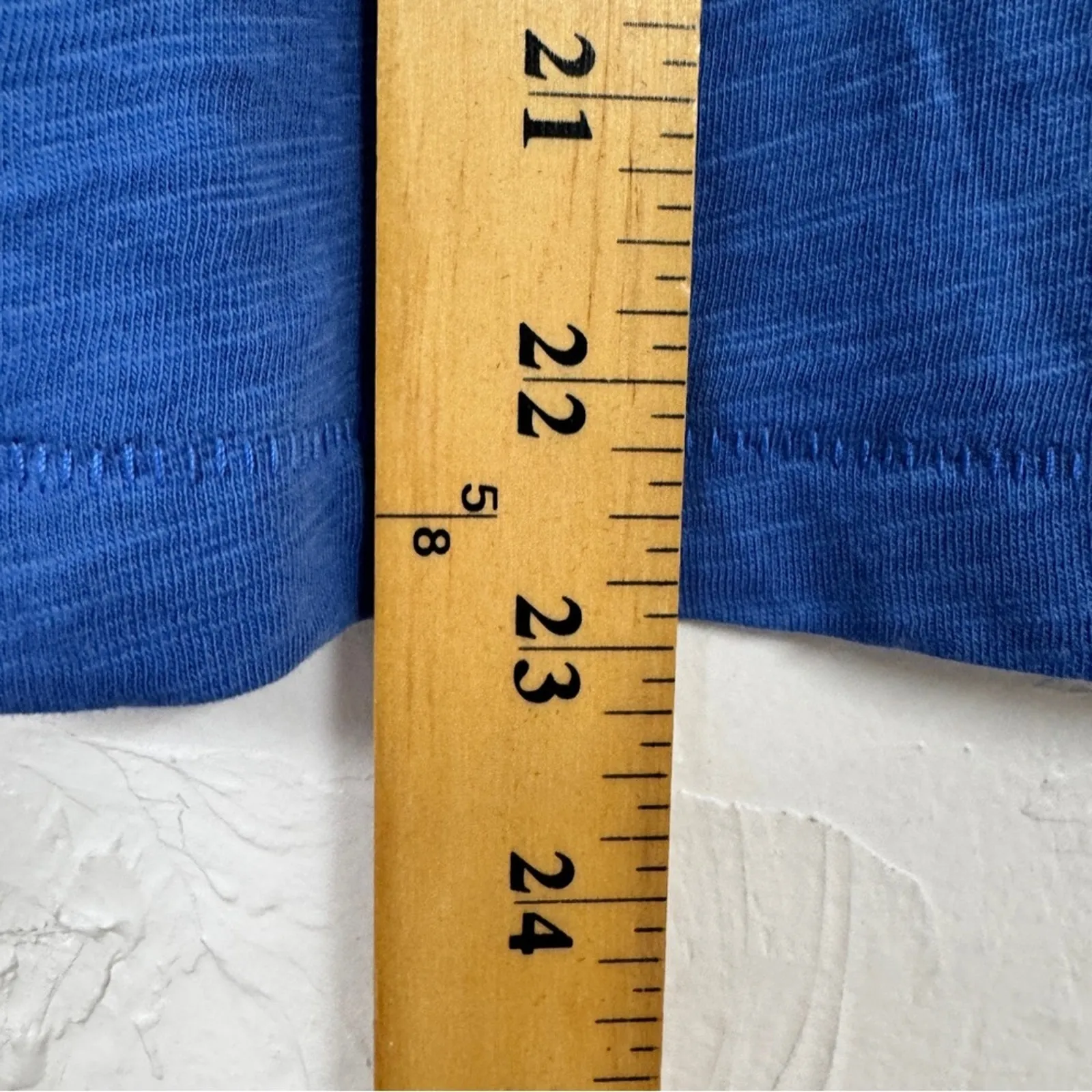 Sita Murt Blue Cotton Short Sleeve Tee Shirt Womens M Natural Fibers Comfort Top Size M - Image 8