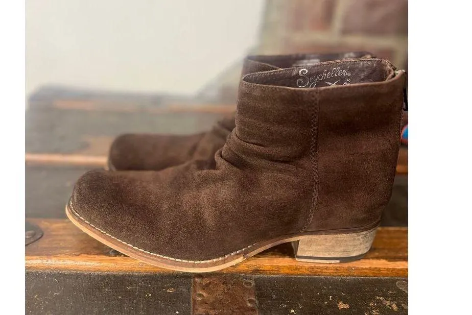 Seychelles Women's Challenge II Suede Boot Dark Brown Ankle 7.5 - Image 3