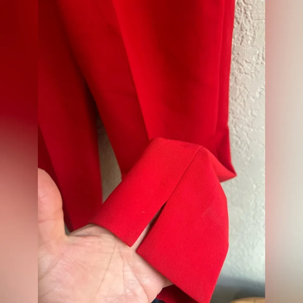 Zara trousers size XS New red color - Image 12