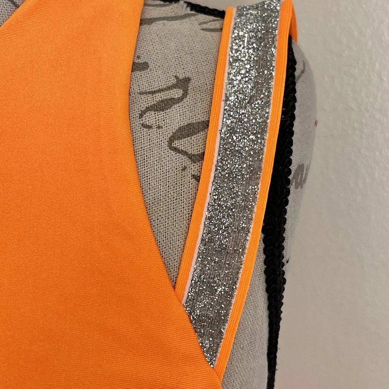 JJ's House Dress Sz 8 Gown Prom Formal Party Holiday New Year's Anniversary Orange - Image 7