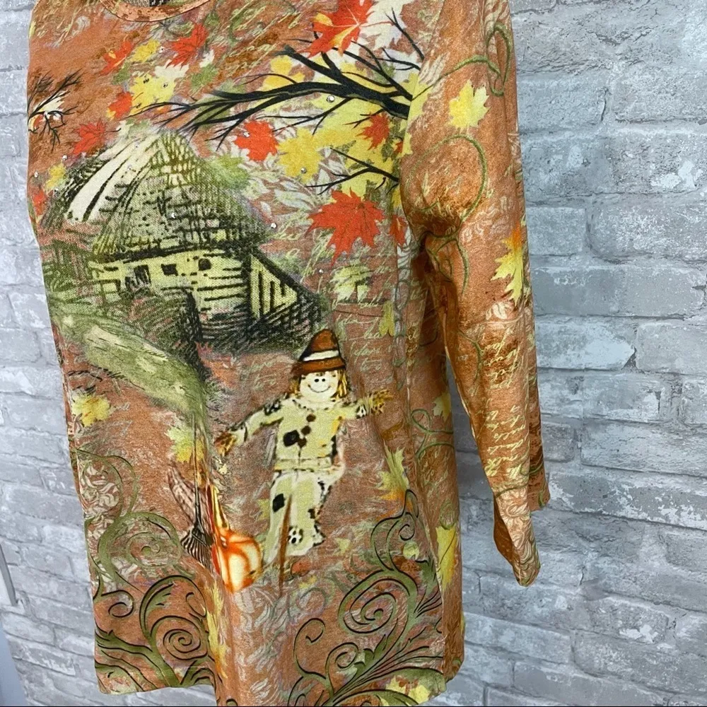 Serengeti Harvest Farmhouse Top Tan Size L - Image 3