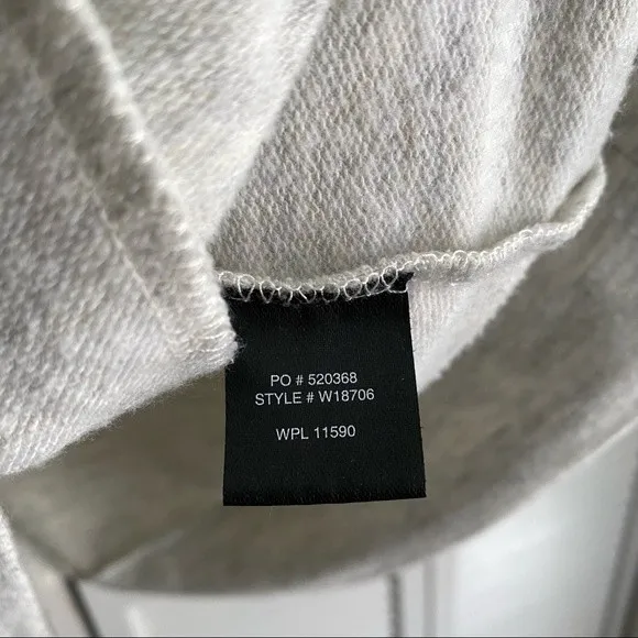 Oregon Coastal Hoodie Sweatshirt Pacific City, OR Oatmeal with Pockets Sz Medium - Image 6