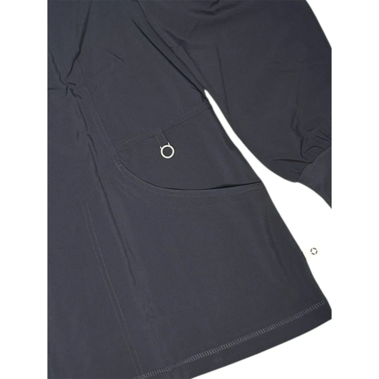 Pewter Cherokee Scrubs Infinity Zip Front Jacket CK370A‎ PWPS Antimicrobial 3X - Image 2