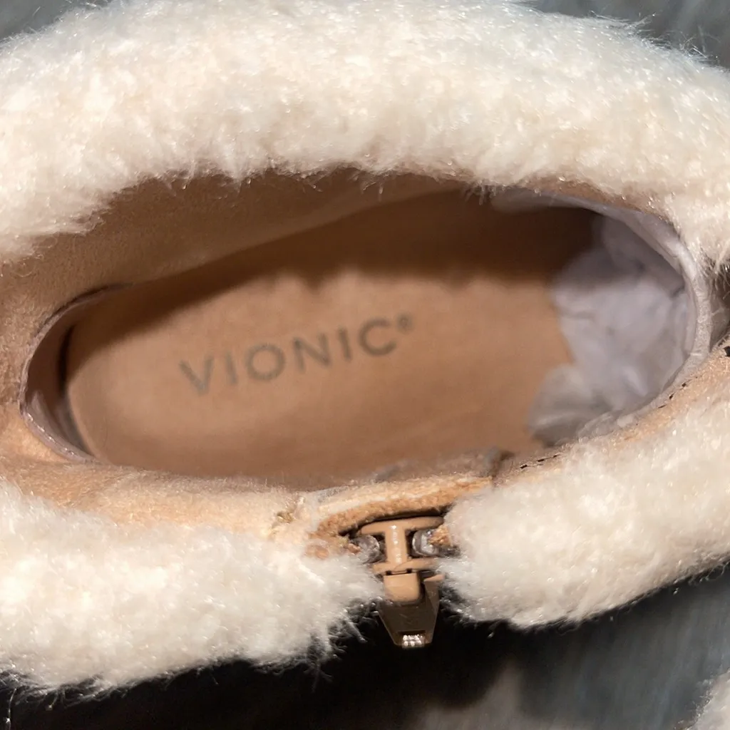 Vionic Magnolia Ruth Suede Weather Resistant Ankle Boots Size 5 - Image 12