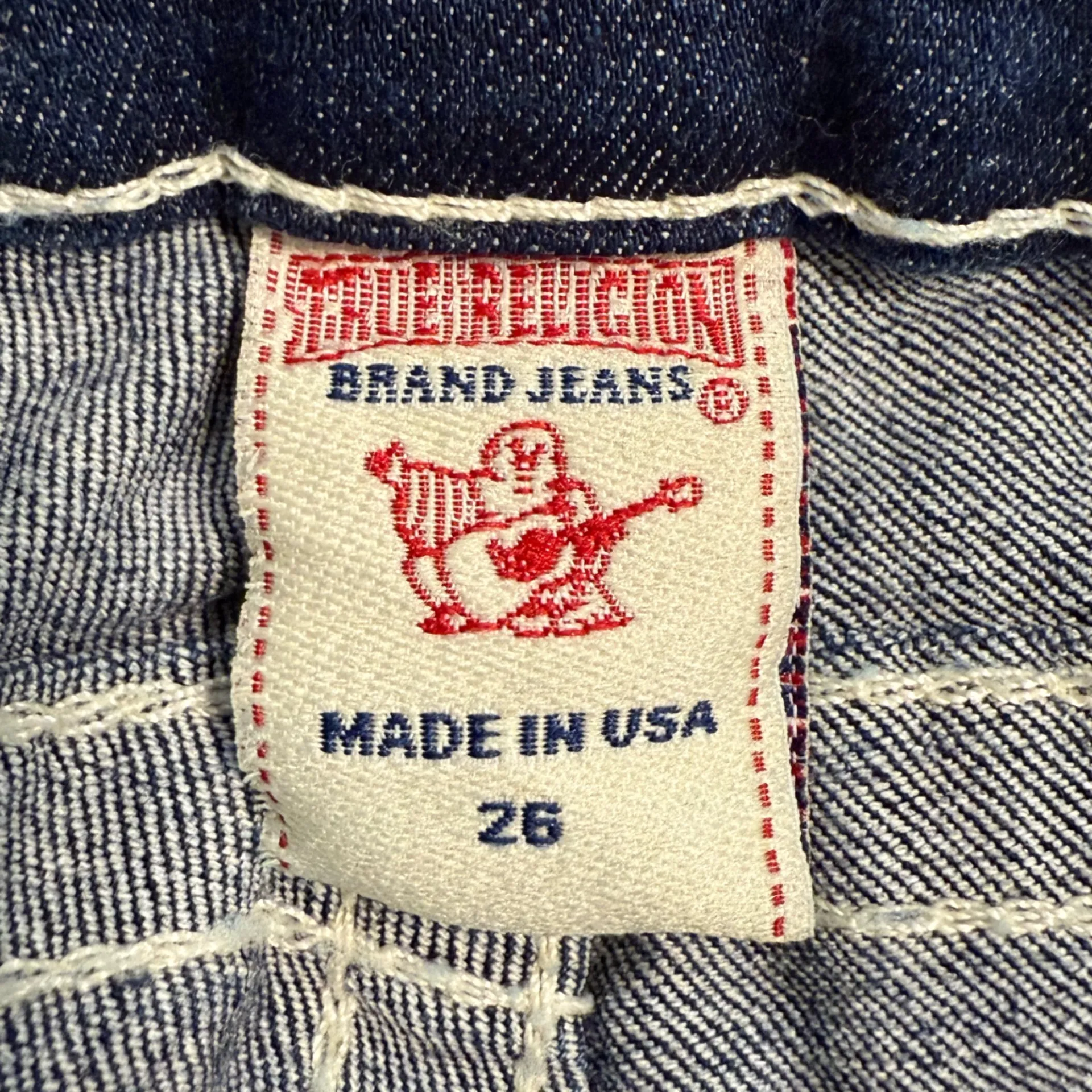 True Religion Blue Flare Jeans - Image 3