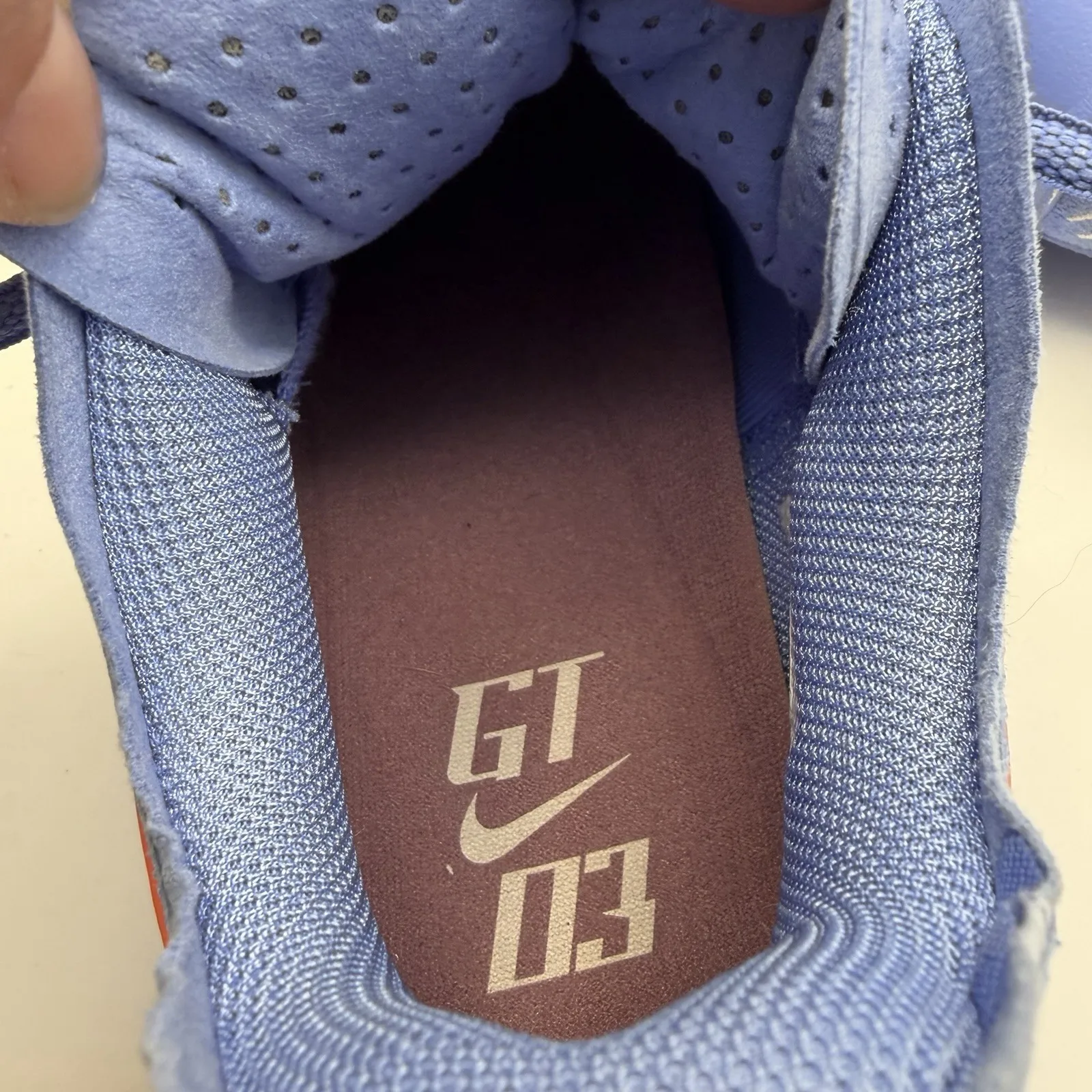 Nike Air Zoom G.T. Cut 3 Basketball Shoes Women's 9.5 Low-Top Blue FZ1521-403 - Image 7