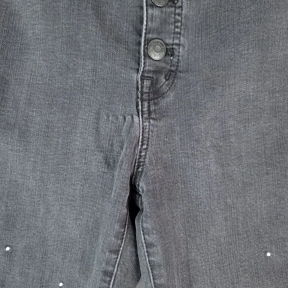 Madewell Jeans Womens 28 Black Scattered Metallic Dot Cali Demi Boot  K2484 - Image 16