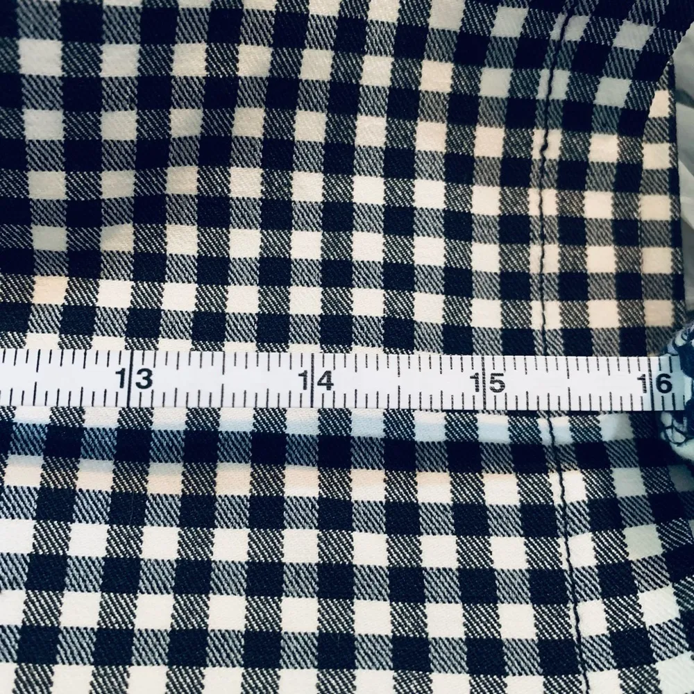 Women’s Shinestar Black And White Checkered Skirt Size M NWT - Image 9