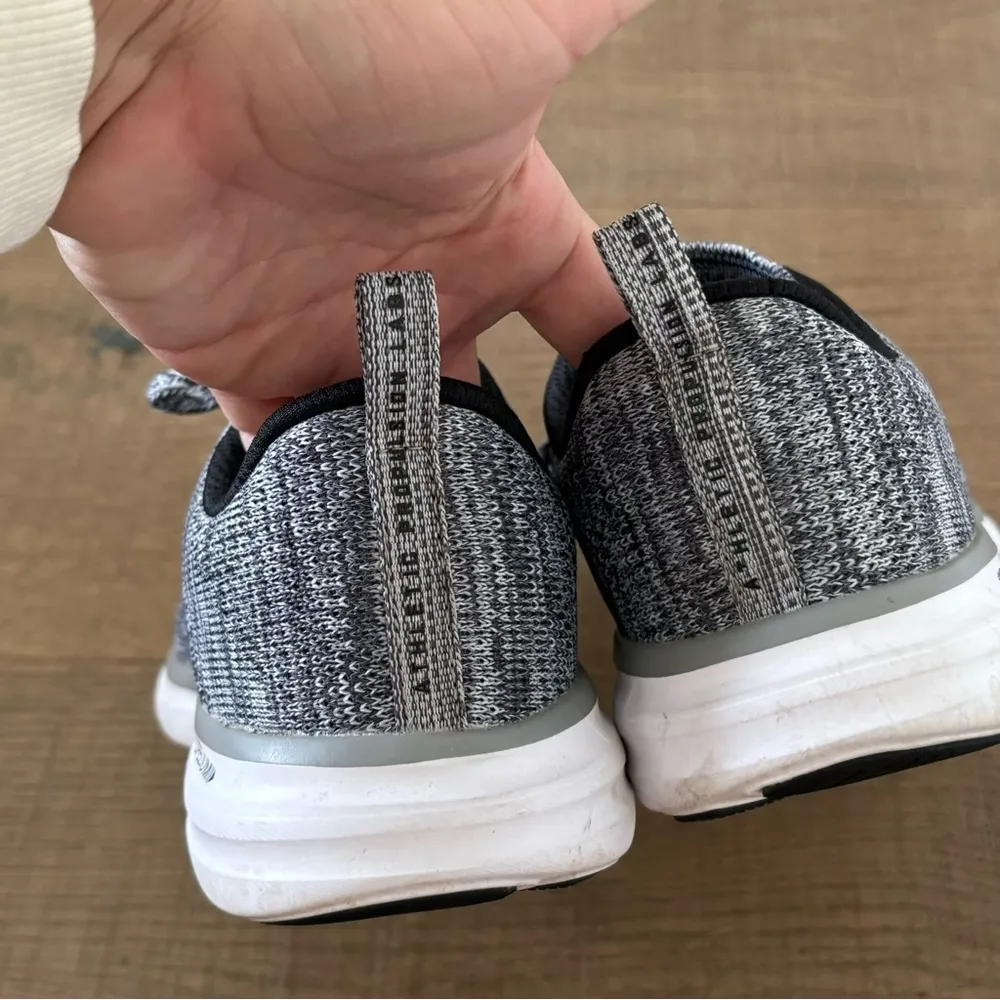 APL techloom gray running tennis lace up sneakers athletic shoes lululemon - Image 5