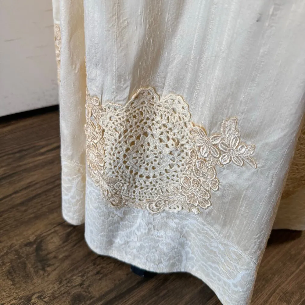 Linda Harris Women’s Vintage Silk Jacket and Skirt One Size Size undefined - Image 7