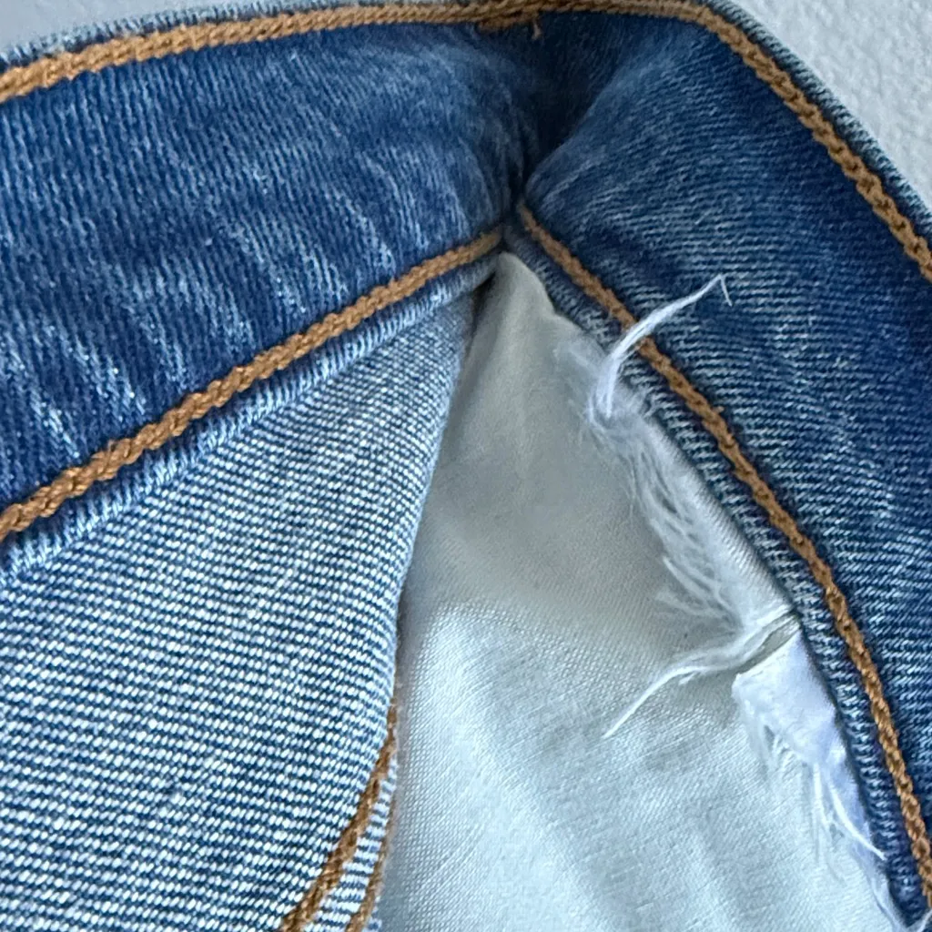 Levi's Wedgie Straight Denim Jeans Button Fly 31 - Image 6