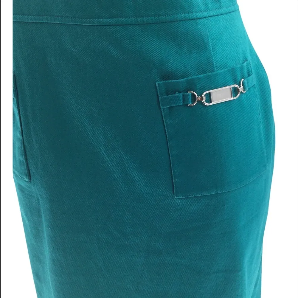 Tahari S. Levine Turquoise Dress - Image 10