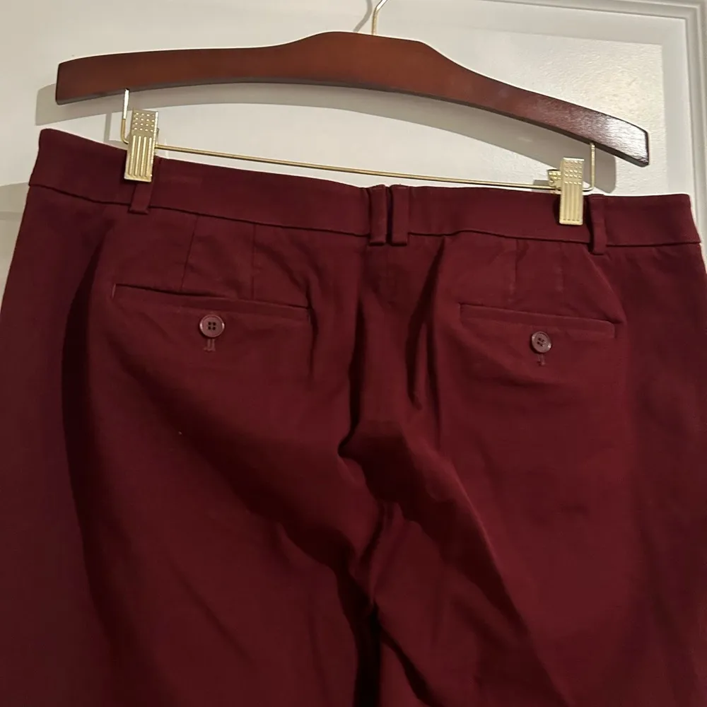High Waist Slim Curvy Pants Brown Size 16 - Image 7