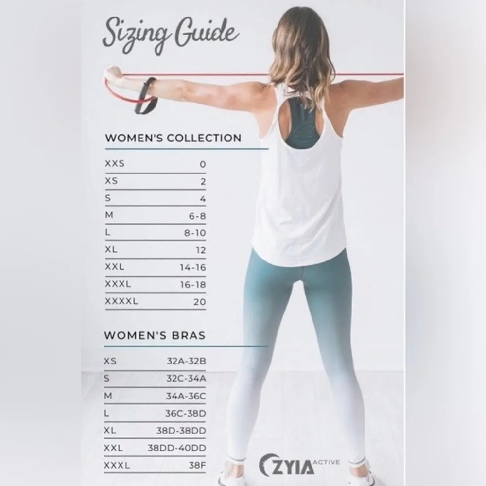 NWT Zyia Hot Pink Ivory Blush Spell-Out Athlete Tank Muscle Top Size Small NEW - Image 11