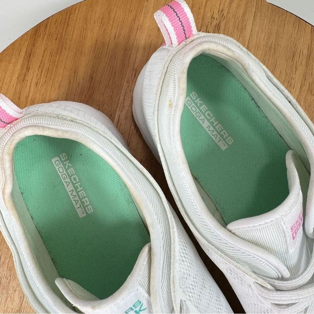 Skechers Go Walk‎ Mesh Slip On Sneakers White Zebra Pink Womens 11 SN124779 - Image 10