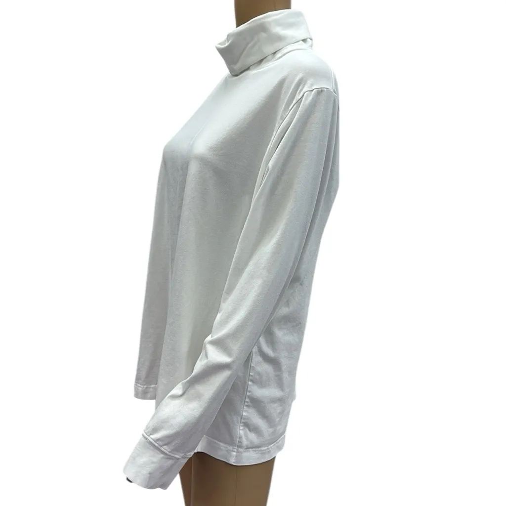 Cherokee White Long Sleeve Layering Turtleneck Cotton Spandex Blend Womens XXL - Image 3