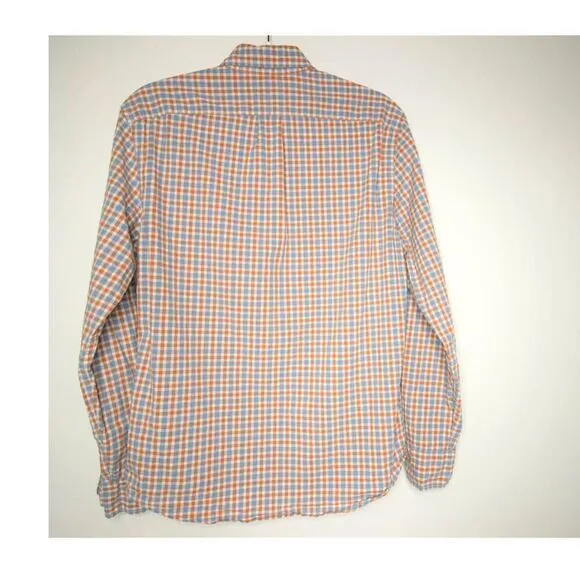 NWOT J. Crew Stretch Secret‎ Wash shirt in organic cotton, Blue & pink plaid, S - Image 2