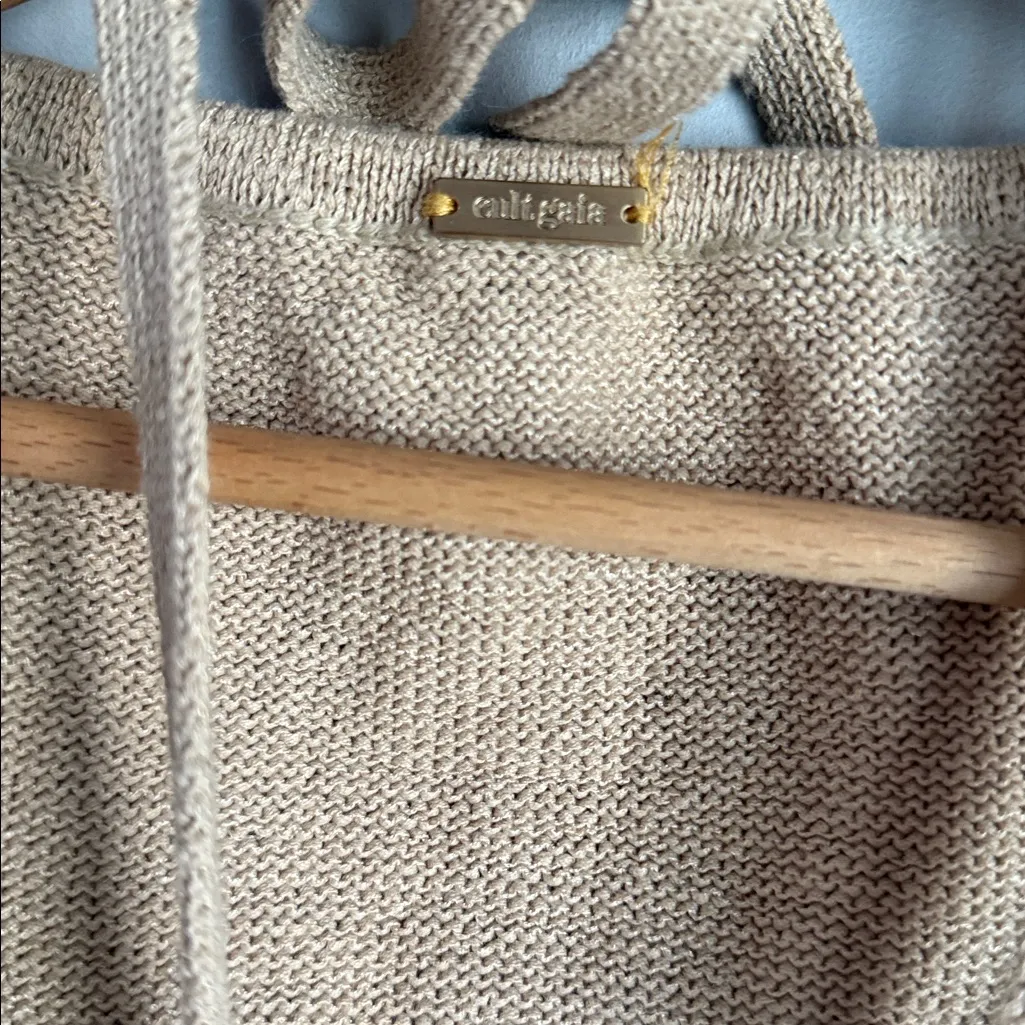 CULT GAIA Alicia Knit Dress in Sand Small - Image 8