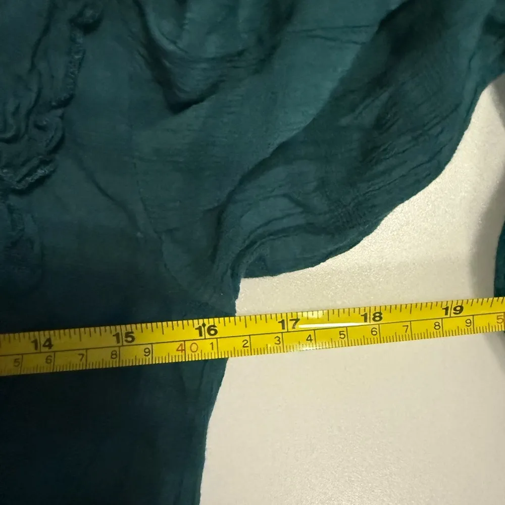 XS Amadi Top Emerald Green Cottagecore Top/dress - Image 4