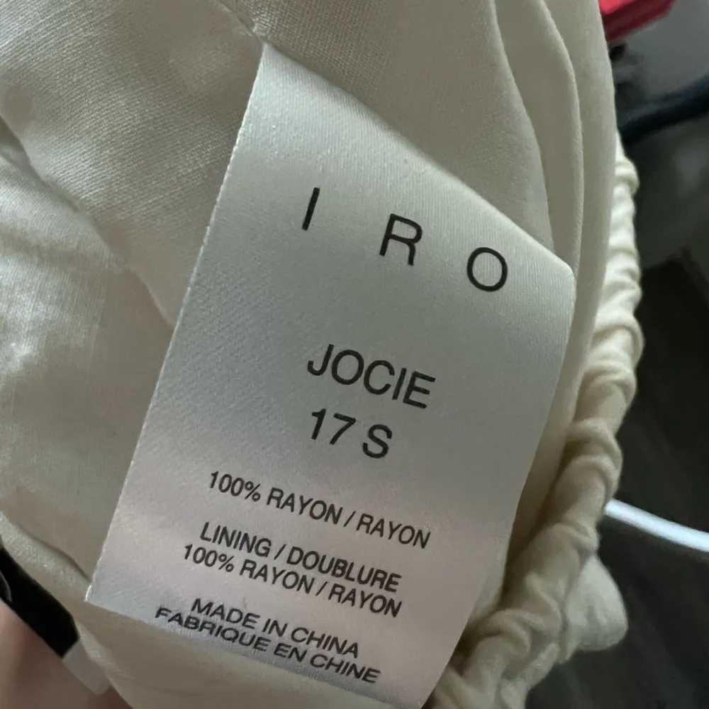 Cream Ruffled Mini Skirt - Image 2