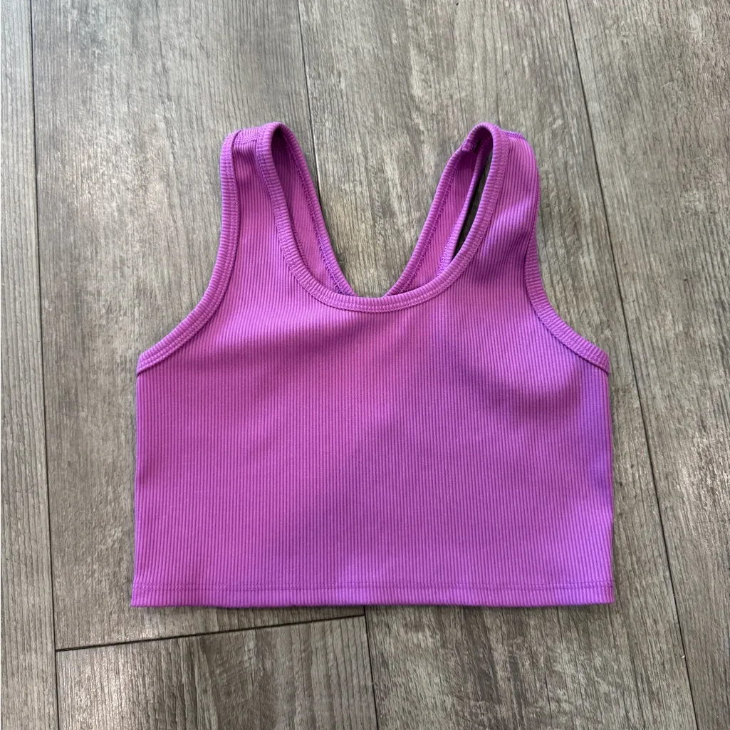 Zella Bright Pink Crop Top - Image 2