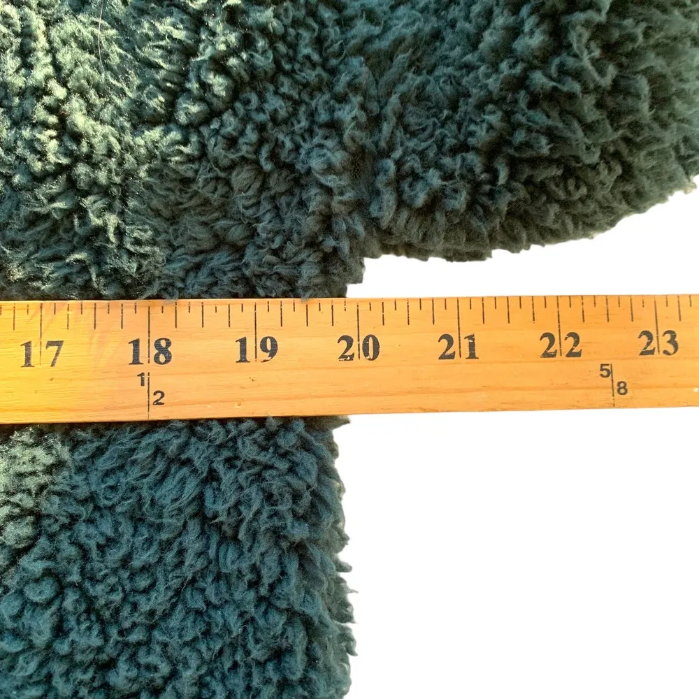 A New Day Turtleneck Sherpa Sweater Women's M Green Pullover Oversized NWT - Image 10