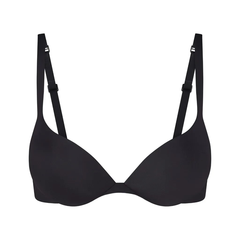 Skims Ultimate Collection Teardrop Push-Up Plunge Bra in Onyx, Size 36D - Image 4