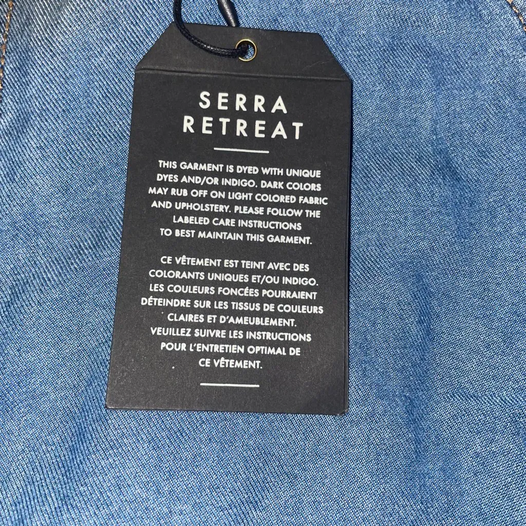 Serra Retreat‎ Cargo Jogger Jeans Women's 8/29 Banded Ankle By Joie Rucker Blue - Image 6