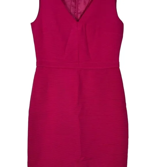 Vintage MaxMara Made In Italy‎ Textured Sleeveless Pink Sheath Dress Size XS - Image 15