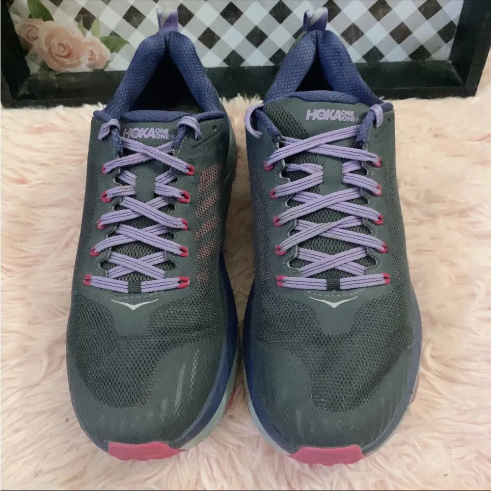 Hoka One One Womens Challenger ATR 5 1104094 EVBR Running Shoes Sz 10 - Image 2