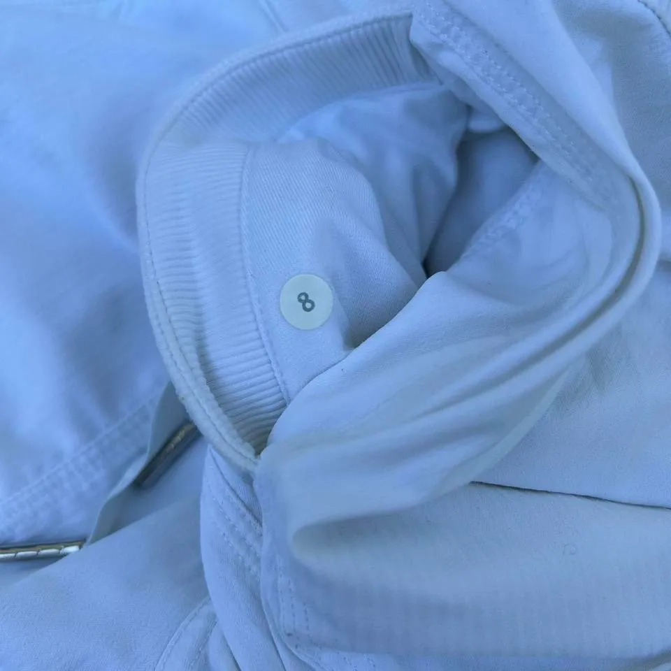 White Lululemon Dance Studio Mid Rise Cropped Pant Capri Pants - Image 6