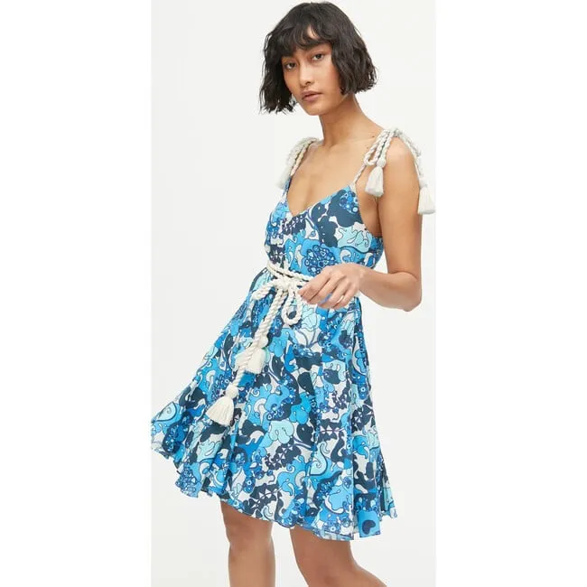 RHODE‎ Casey Dress Medium Blue - Image 2