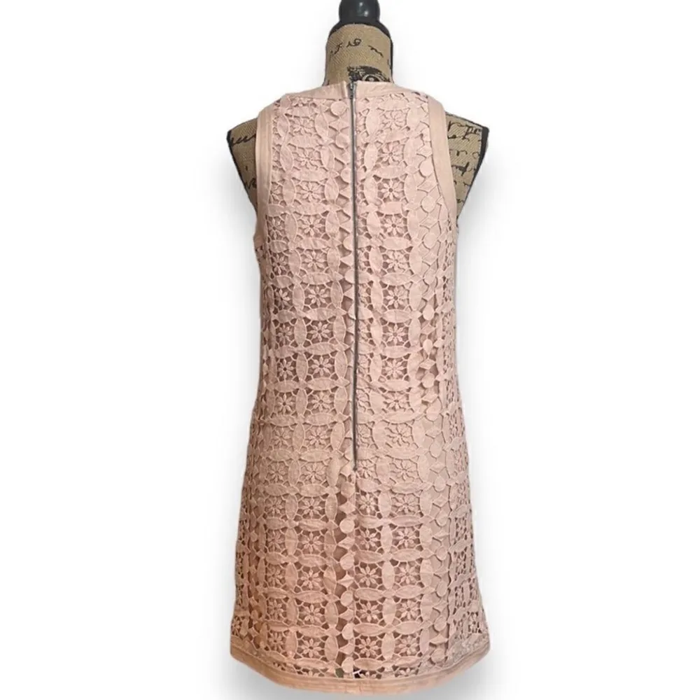 Sugarlips Denim & Lace Pink Sheath Dress Women’s Size Small - Image 7
