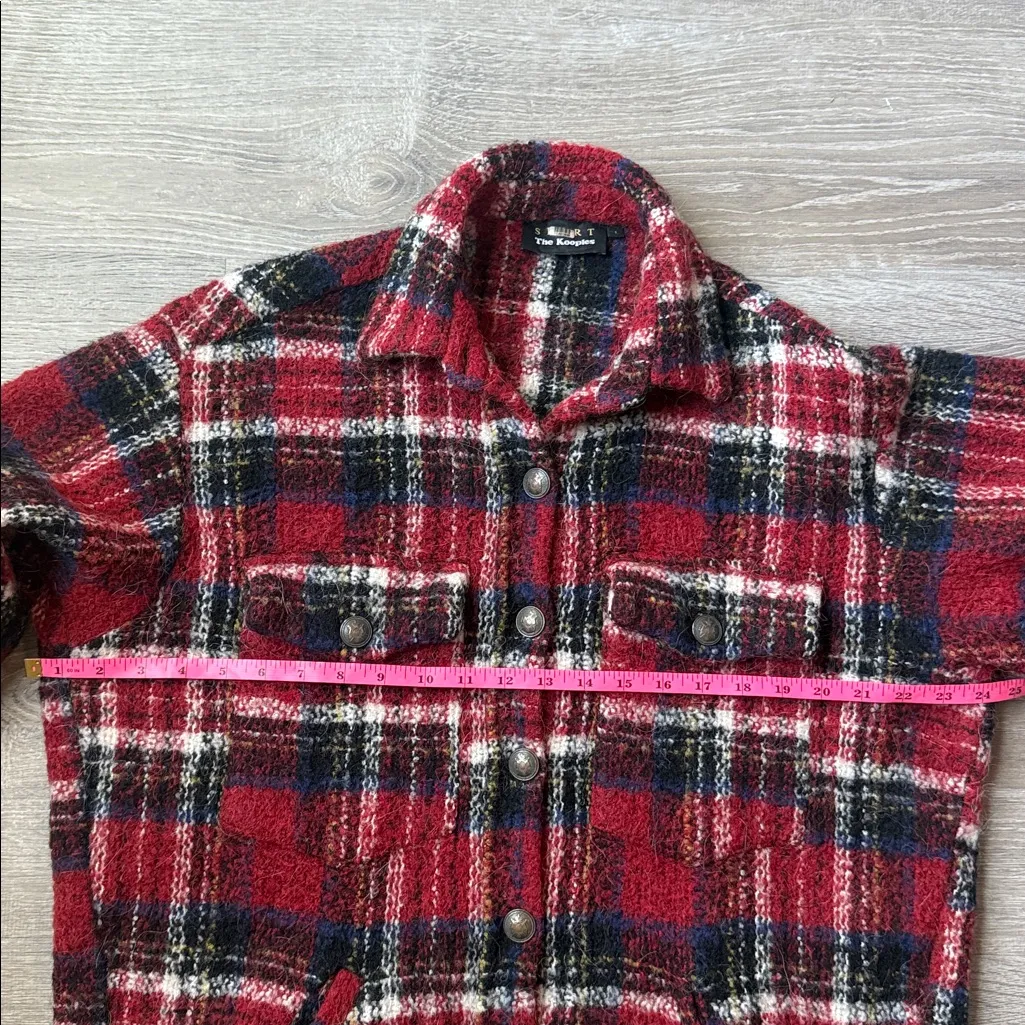 The Kooples Tweed Plaid Shacket - Image 6