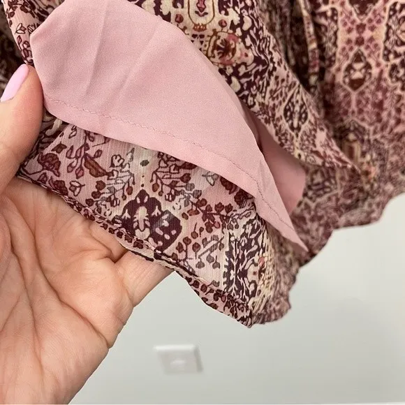 Madewell Kaleidoscope Drawstring Blouse Size‎ XS - Image 7