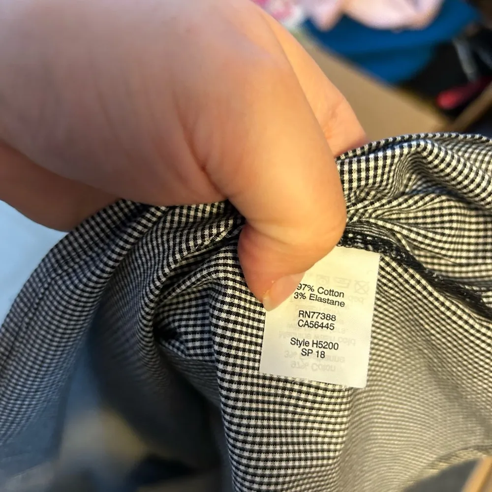 J.Crew  MICRO GINGHAM BELL SLEEVE BLOUSE - Image 4