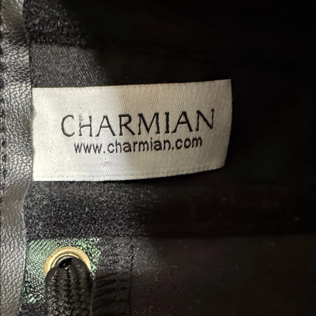 NWT Charmian Corset Jacket Belt Bag Set Emerald Green Lace Size Medium - Image 9