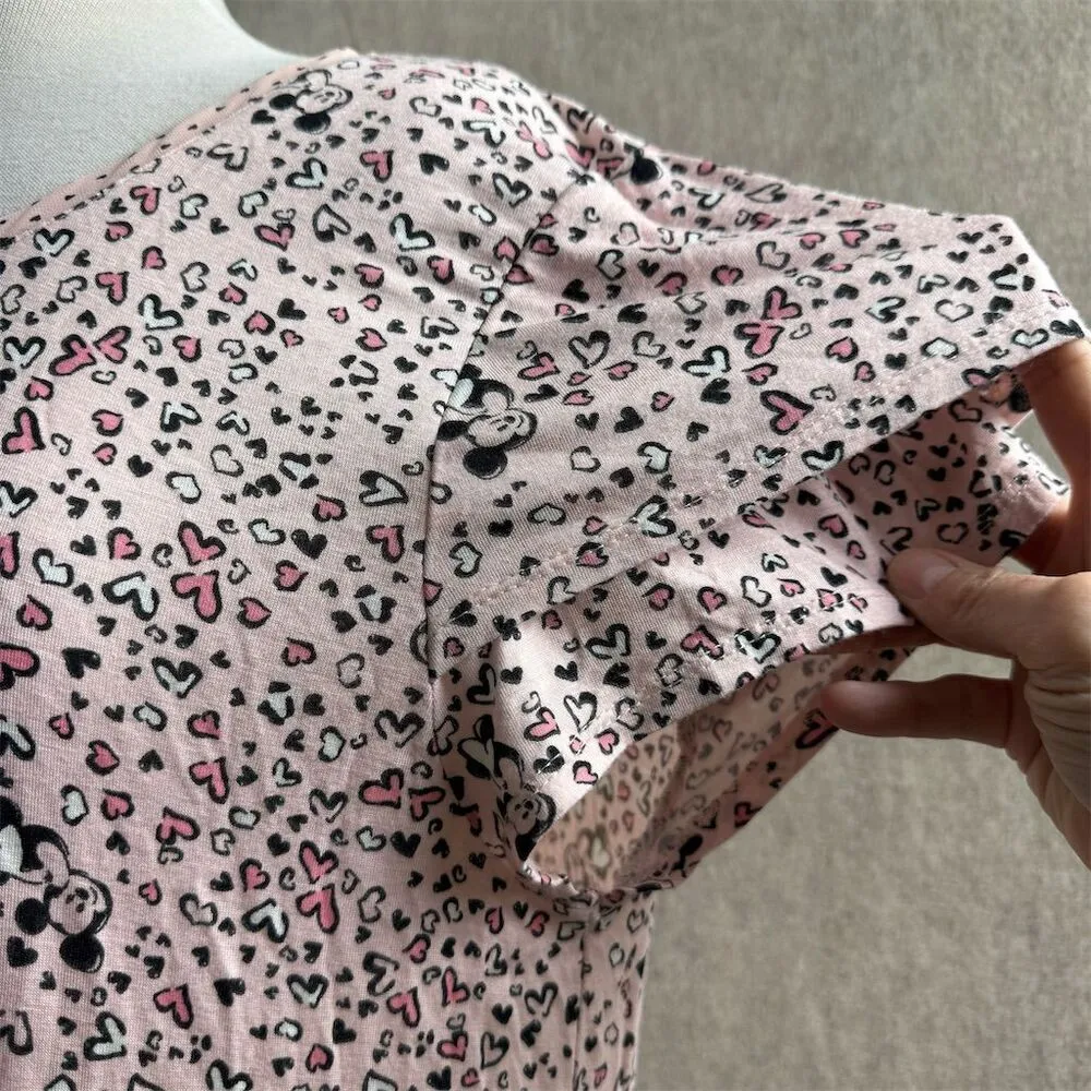 Disney Luxe Collection Women's XL Graphic Print Nightgown Multicolor - Image 4