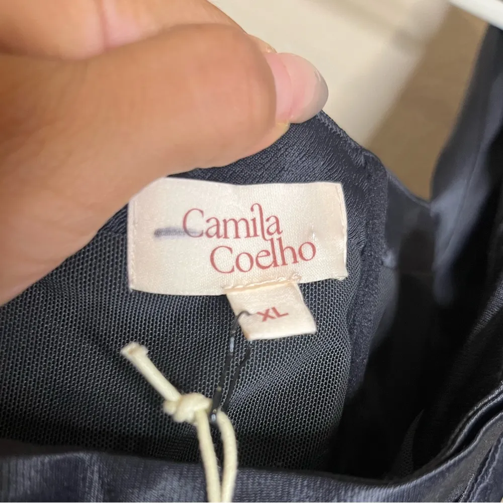 NEW Camila Coelho Charlie Mini Dress in Black size XL - Image 8