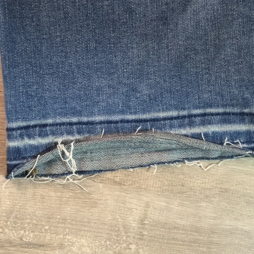 Judy Blue Dixie Raw Hem Tummy Control Slim Bootcut Jeans Size 14W - Image 6