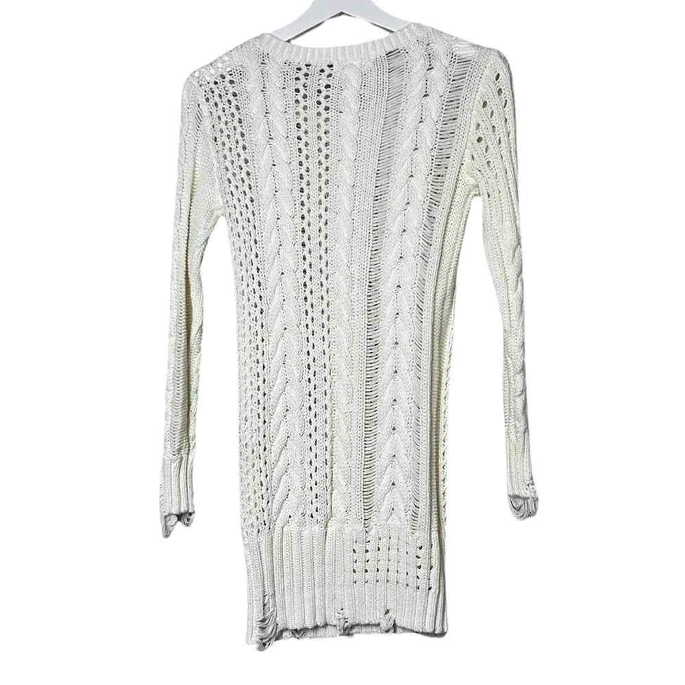 Lovers + Friends Distressed Sweater Dress - Image 3