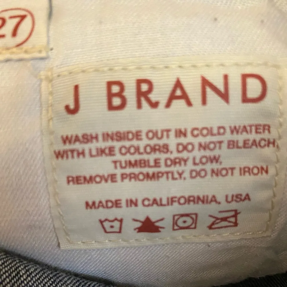 J Brand Maria Avalon High Rise Jeans Dark Wash Like New Sz 27 - Image 6