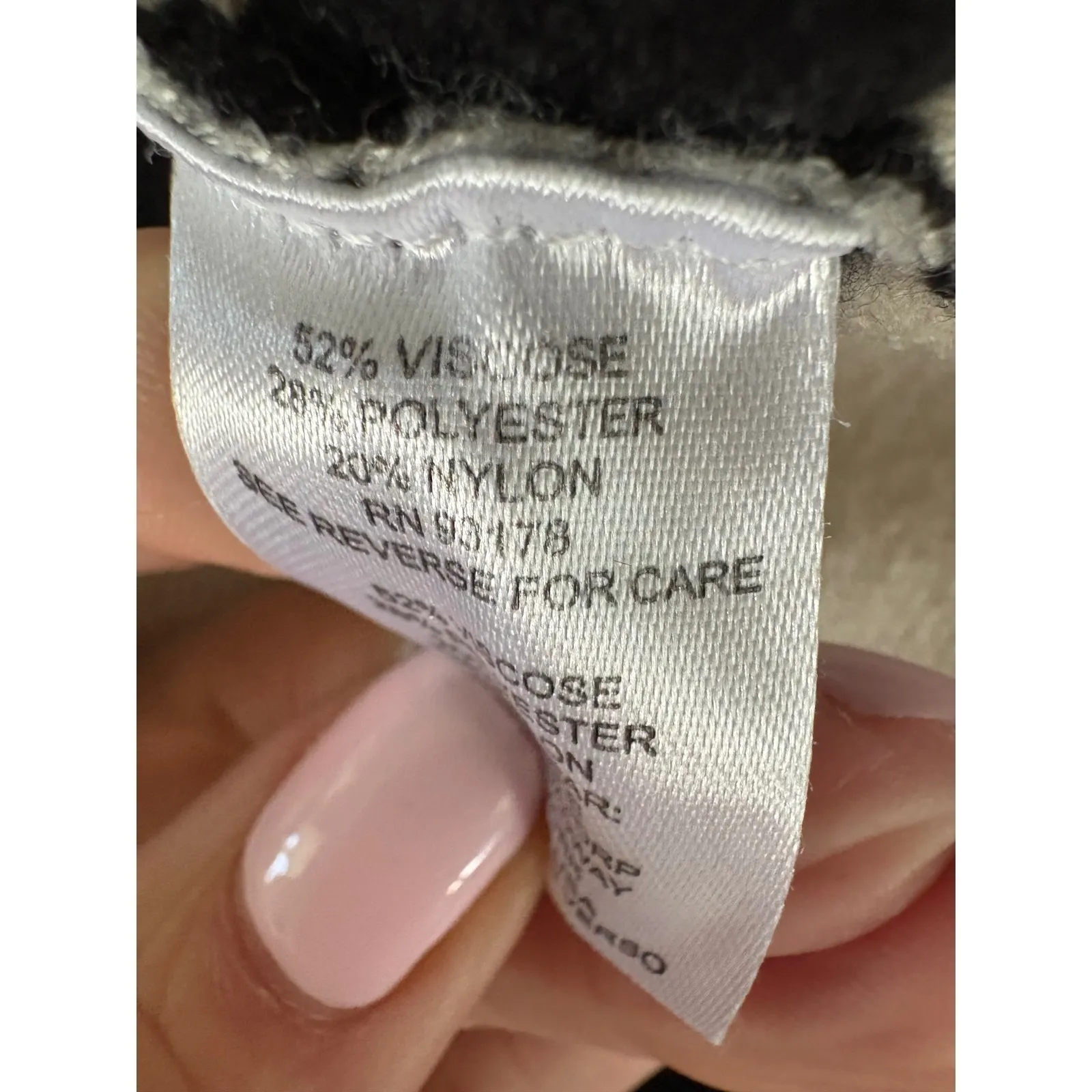 A New Day Black Velvet Jumpsuit Long Sleeve Flared Leg Women's Size L New W: tag - Image 5