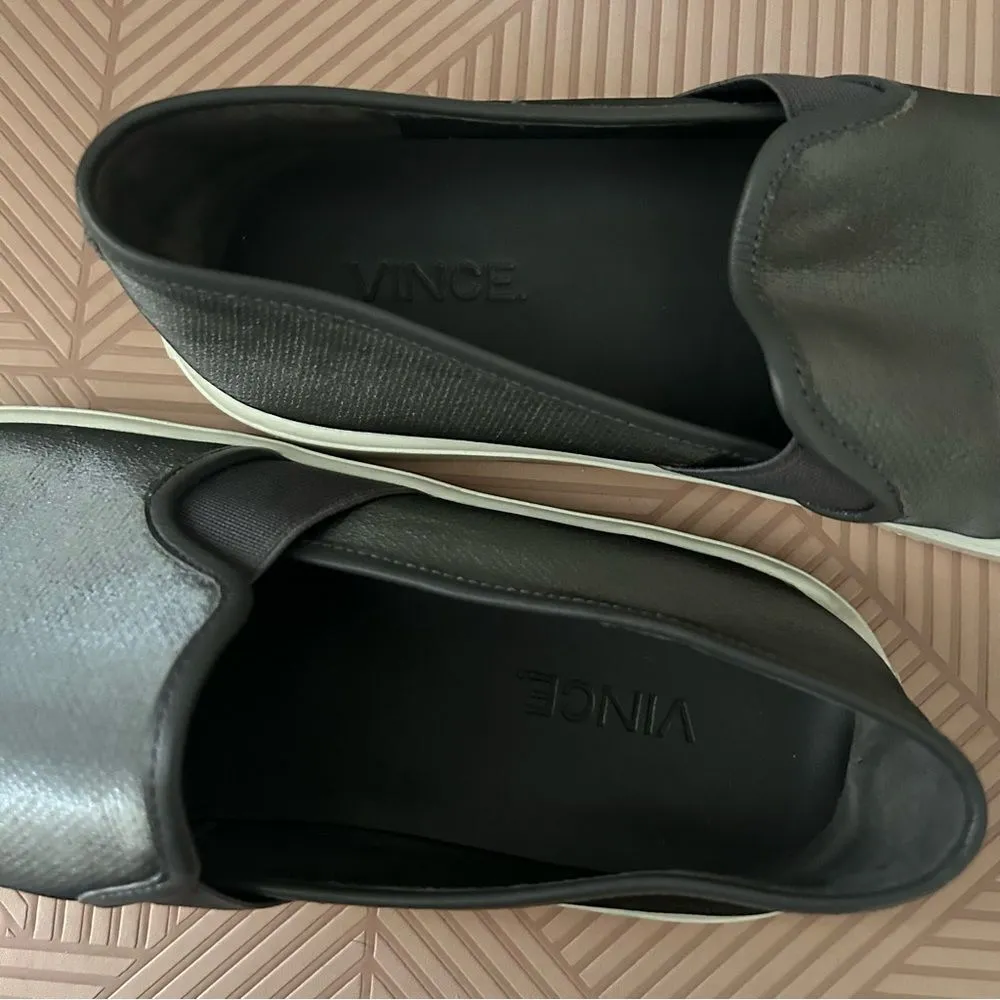 Vince Slip On Sneakers Dark Gray Casual Neutral Trendy - Image 9