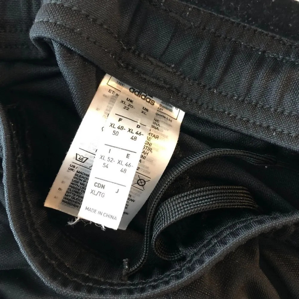 Adidas Womens Tiro 19 Training Pants Slim Fit Zip Ankle Elastic Waist Black XL - Image 5