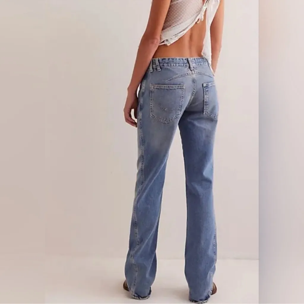 FREE PEOPLE we the free carnival low rise bootcut jeans size 28 NWT - Image 2