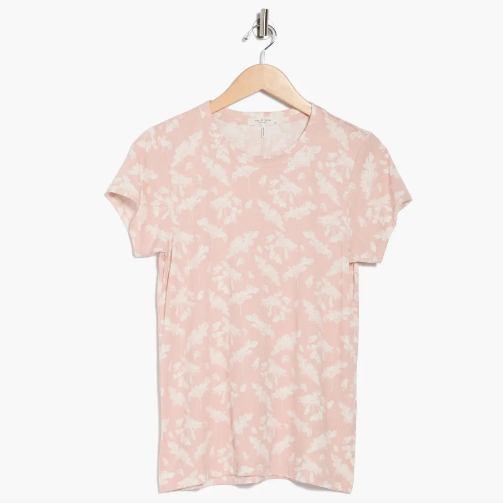 rag & bone Summer Leaf Tee Pink Multi NWT XS S L - Image 2