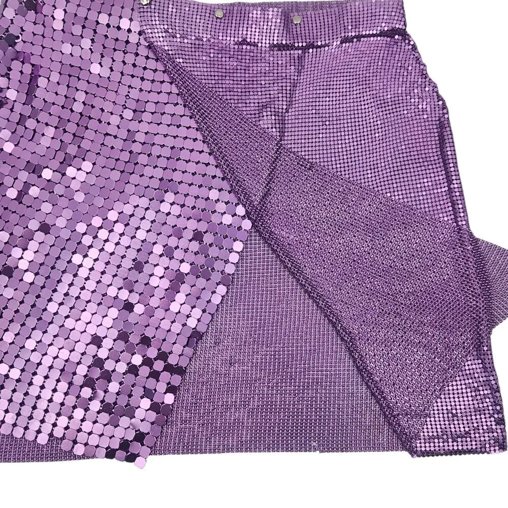 8‎ Other Reasons Colorblock Chainmail Set Pink Purple XS-S - Image 3